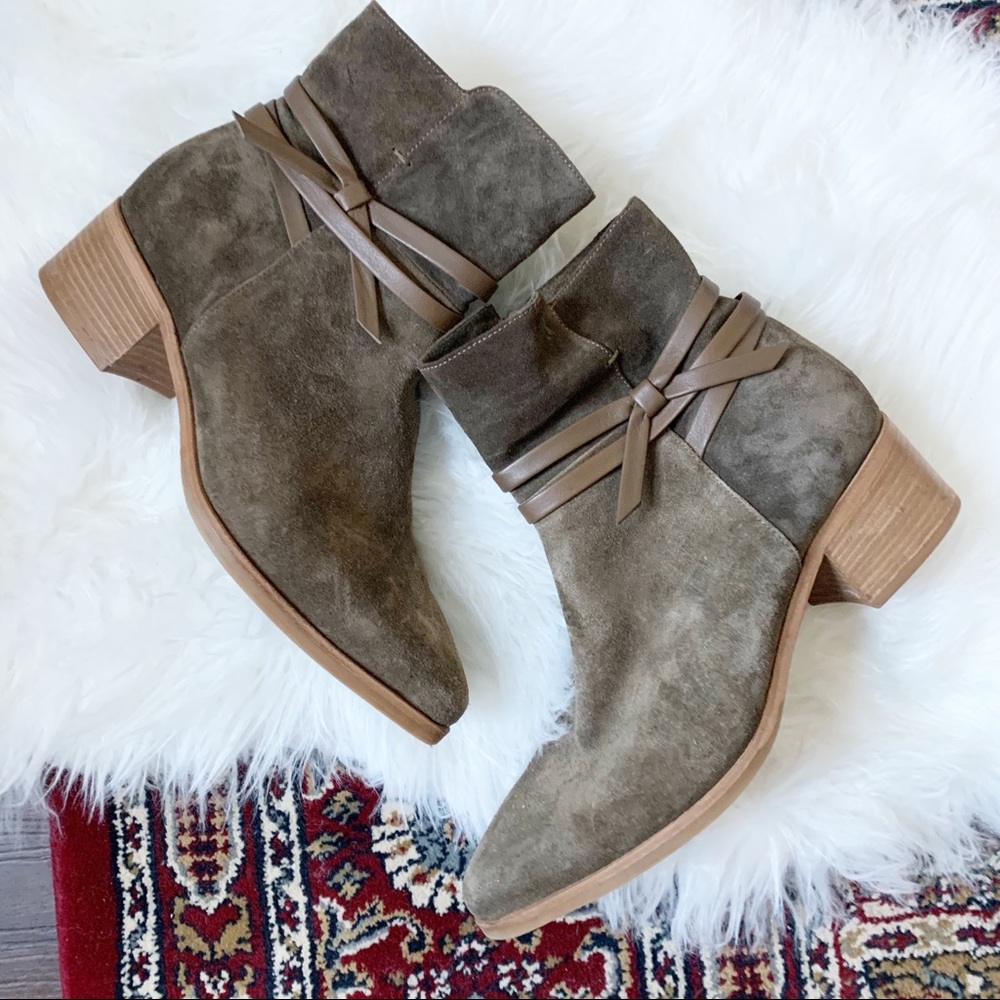 ITALEAU Donata Ankle Boots Green 41